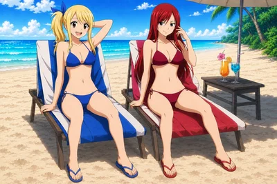 Lucy and Erza