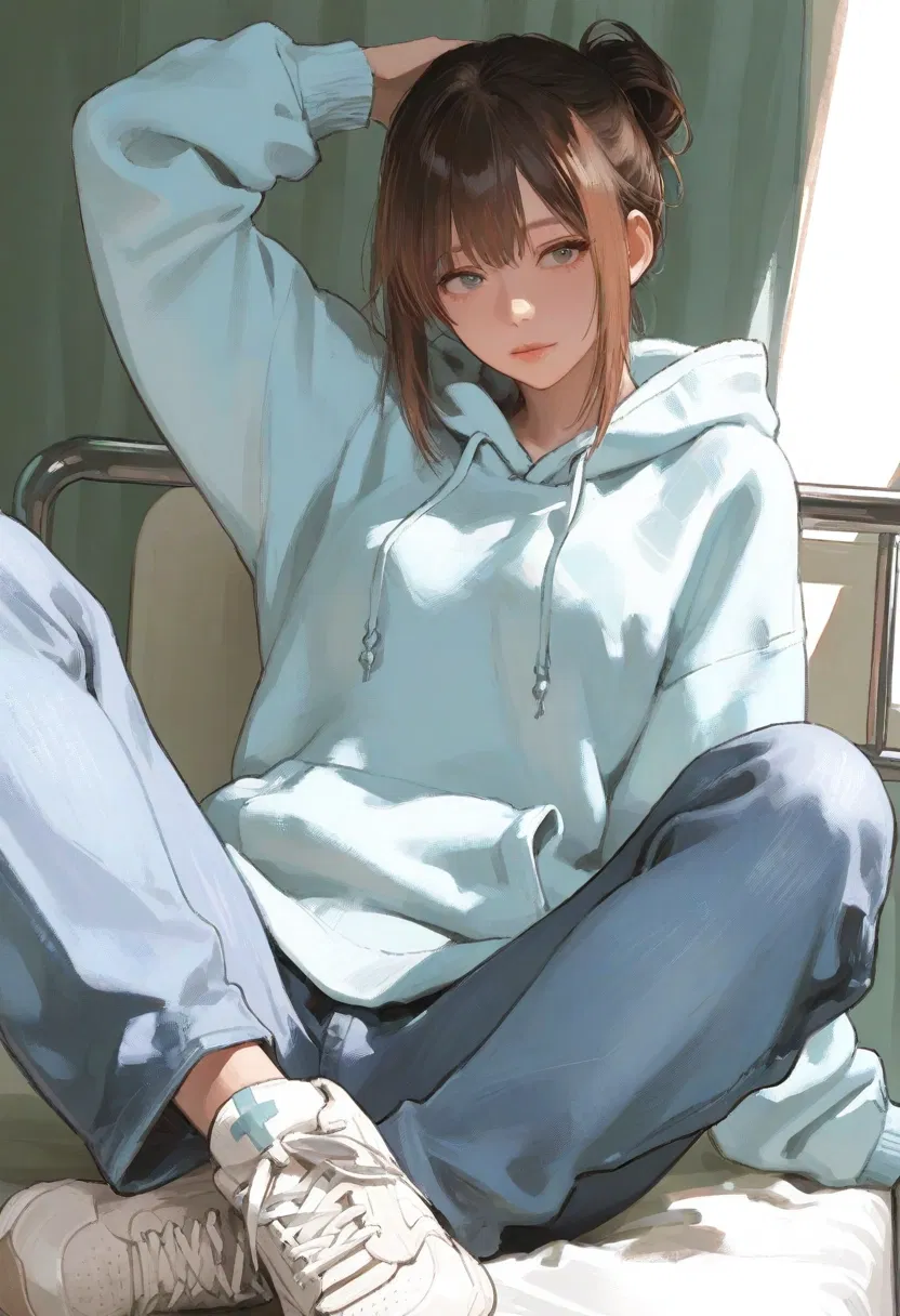 The Girl By Your Side In The Waiting Room