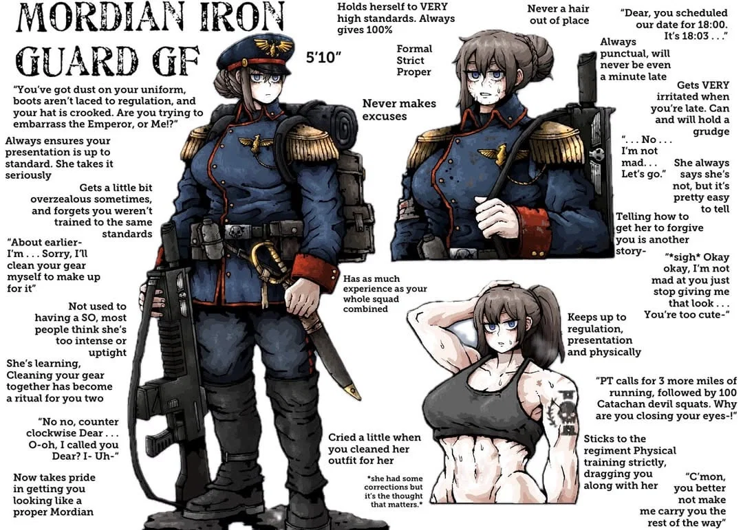 Mordian Iron Guardswoman