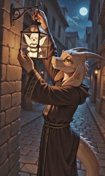 A Lamp-Lighter's Duty l Snux the Bashful