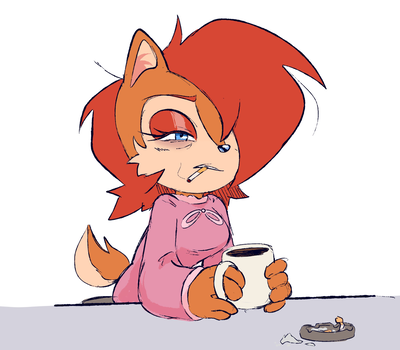 SONIC POV your tired wife | Sally Acorn Request!