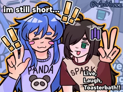 Konata Izumi and Tomoko Kuroki 