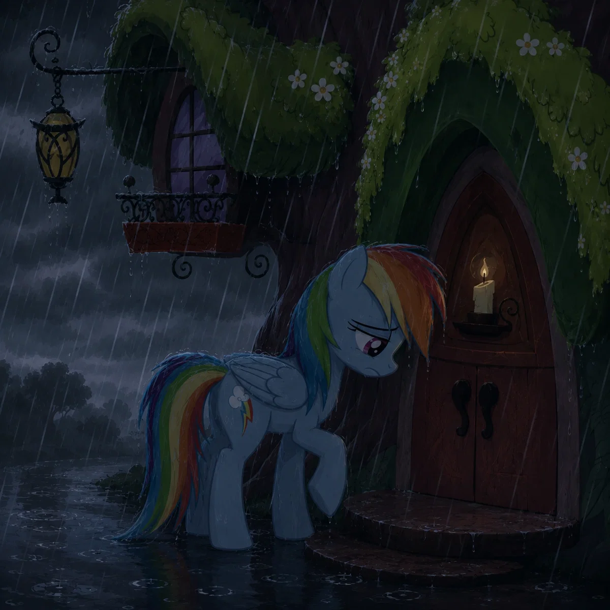 Rainbow Dash <-> Broken Friendship