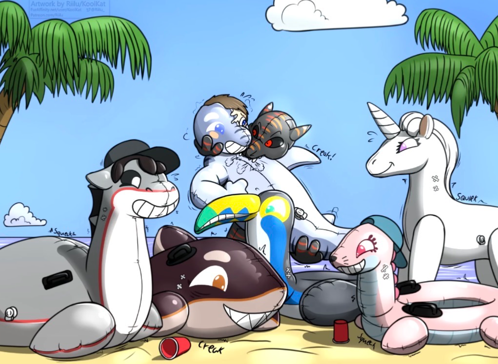 The Inflatable Gang - Beach Time!