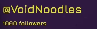 1000 FOLLOWERS !!!!!!!!