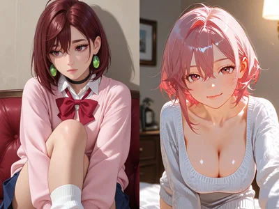 momo ayase and aira shiratori Dandadan