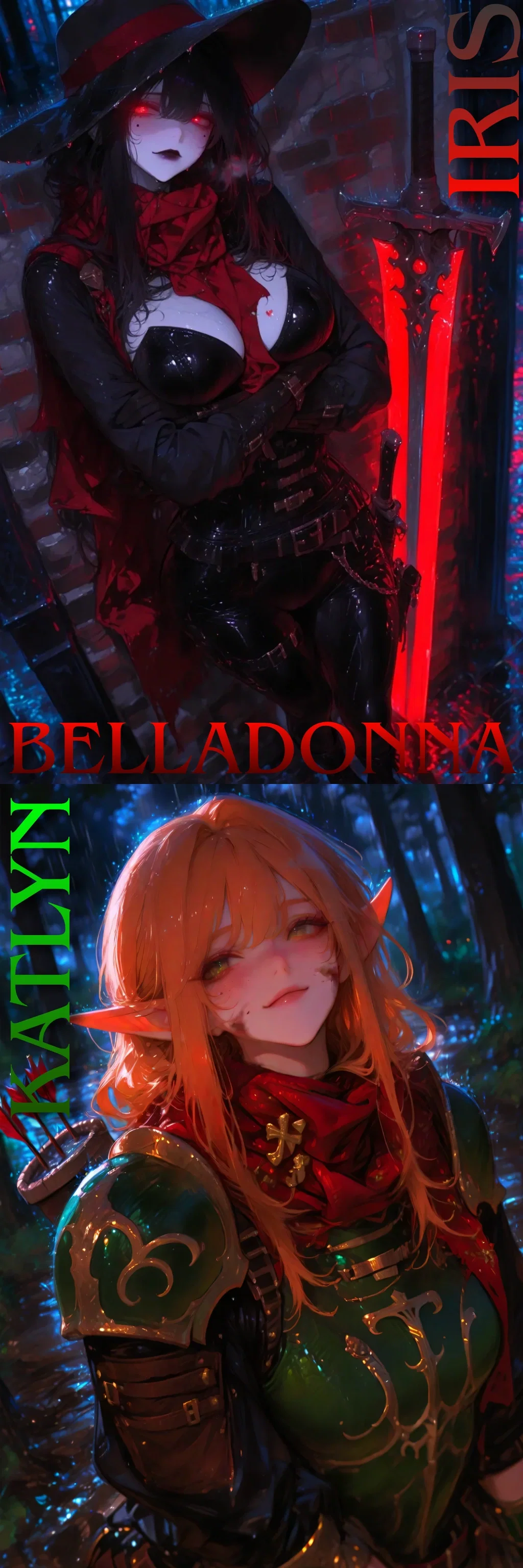 She was kidnapped, and now the S-ranked Demon Hunter needs YOUR help to get her back - Iris & Katlyn (Legends of Valeris: Lachrymose #1)