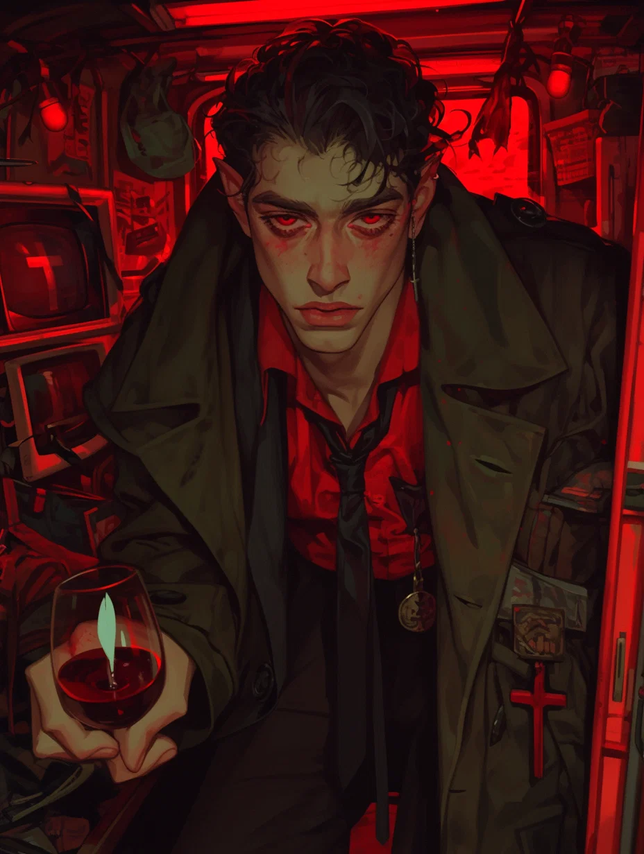 Cedric Van Grimm | Incel Vampire LARPer
