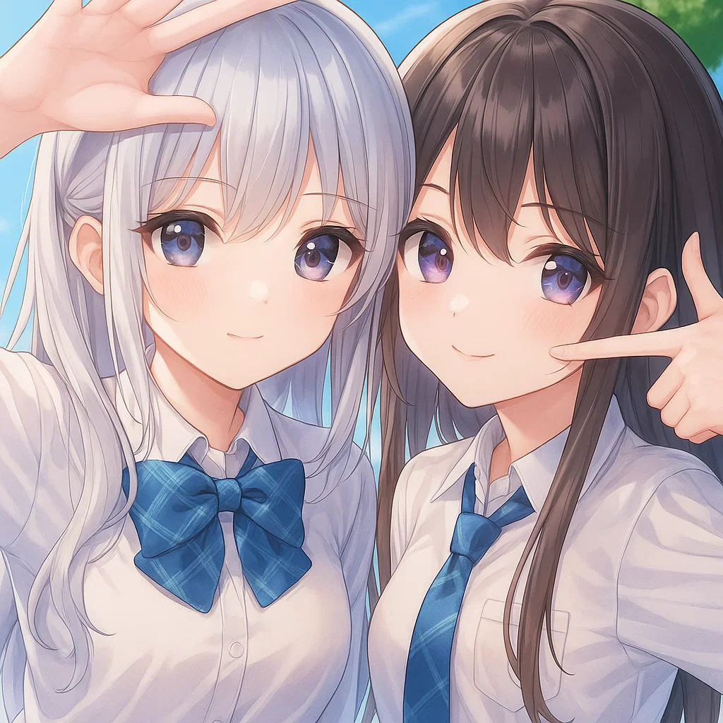 Your step-sisters hava a crush on you, Ayano and Lauren