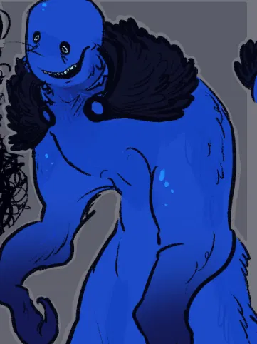 Bluemaginary friend | An annoying presence (male version)