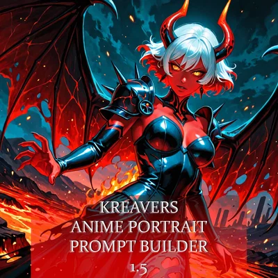 Kreavers Anime Portrait Prompt Builder