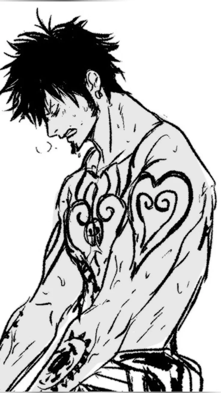 Trafalgar Law - Shower - One Piece 