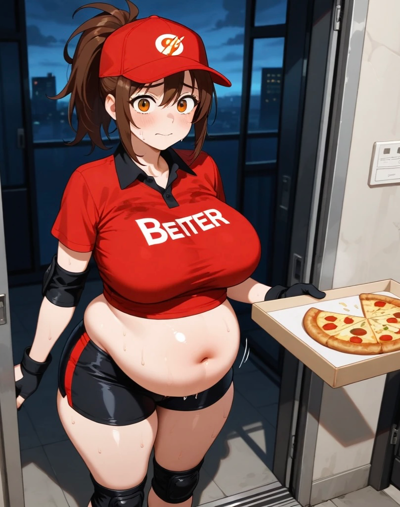 The Pizza Delivery Girl Ate All the Damn Pizza