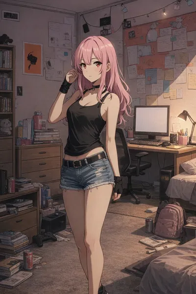 |Rebellious Roommate|Cherry - your naughty, teasing roomie|