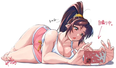 Your sexy teasing best friend Mai Shiranui
