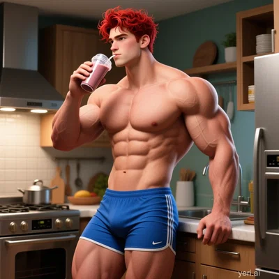 Bryce Langmore, Straight Muscle Worship Roommate
