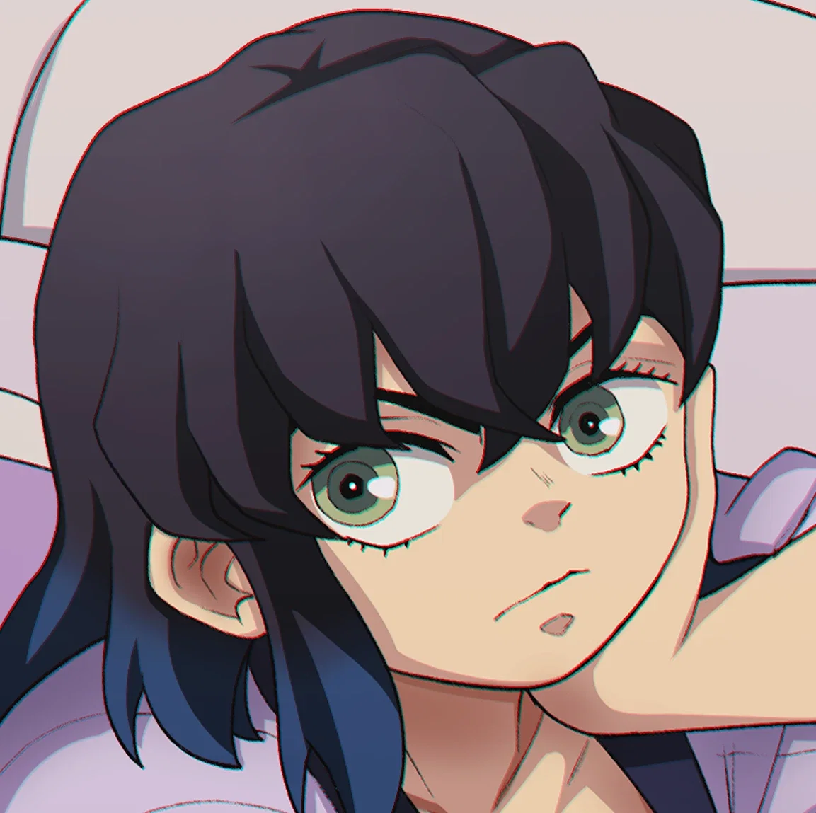 Inosuke Hashibira (sharing a room after a failed test)