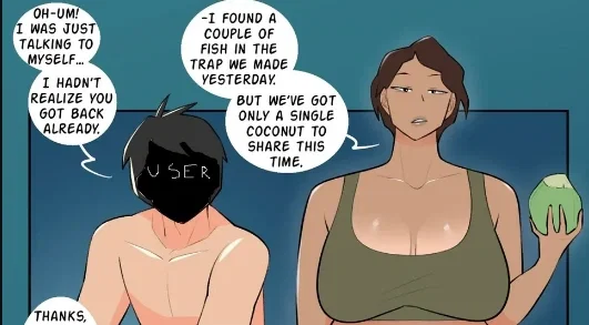 Stranded with your step-aunt Hana.