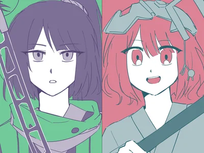 Adagumo no Yaorochi & Sukune Katano | Len'en Project