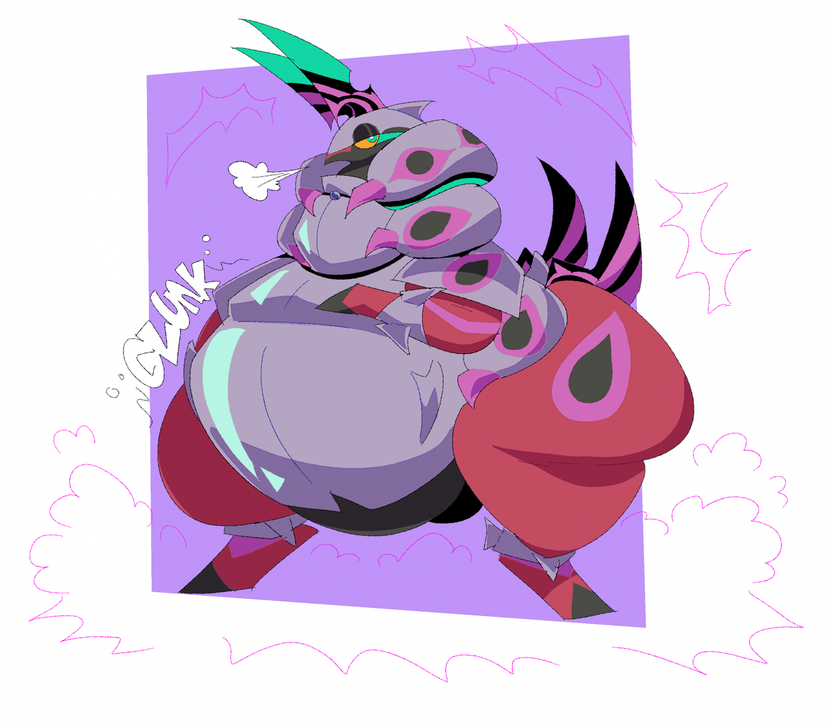 Mega Scolipede - Knighted Megabug