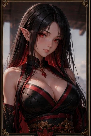 Seraphina Valmere | AVU's Crimson Elegance