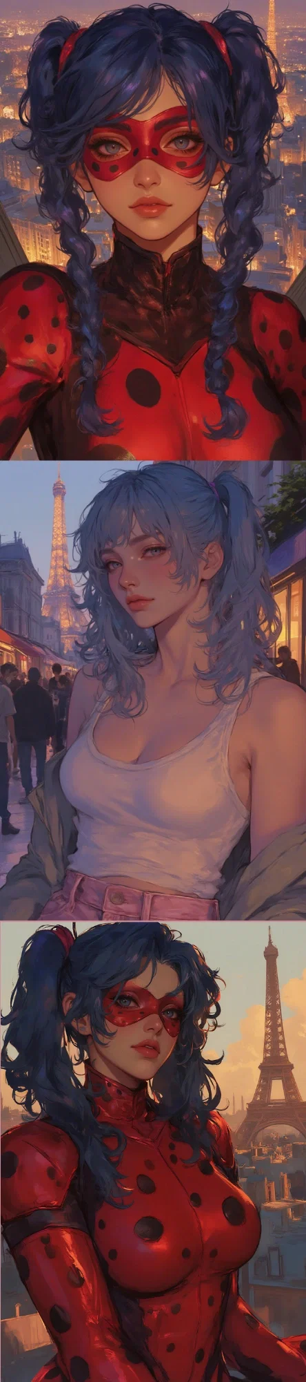 Miraculous Ladybug - Marinette - Paris hero