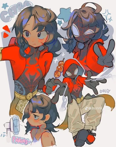 "The friendly neighborhood Spiderwoman."