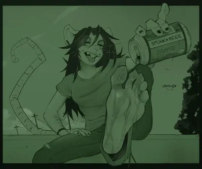 Morgan / Punk best friend - Foot fetish