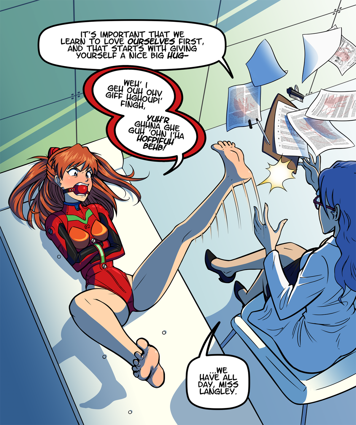 Asuka’s therapy session 