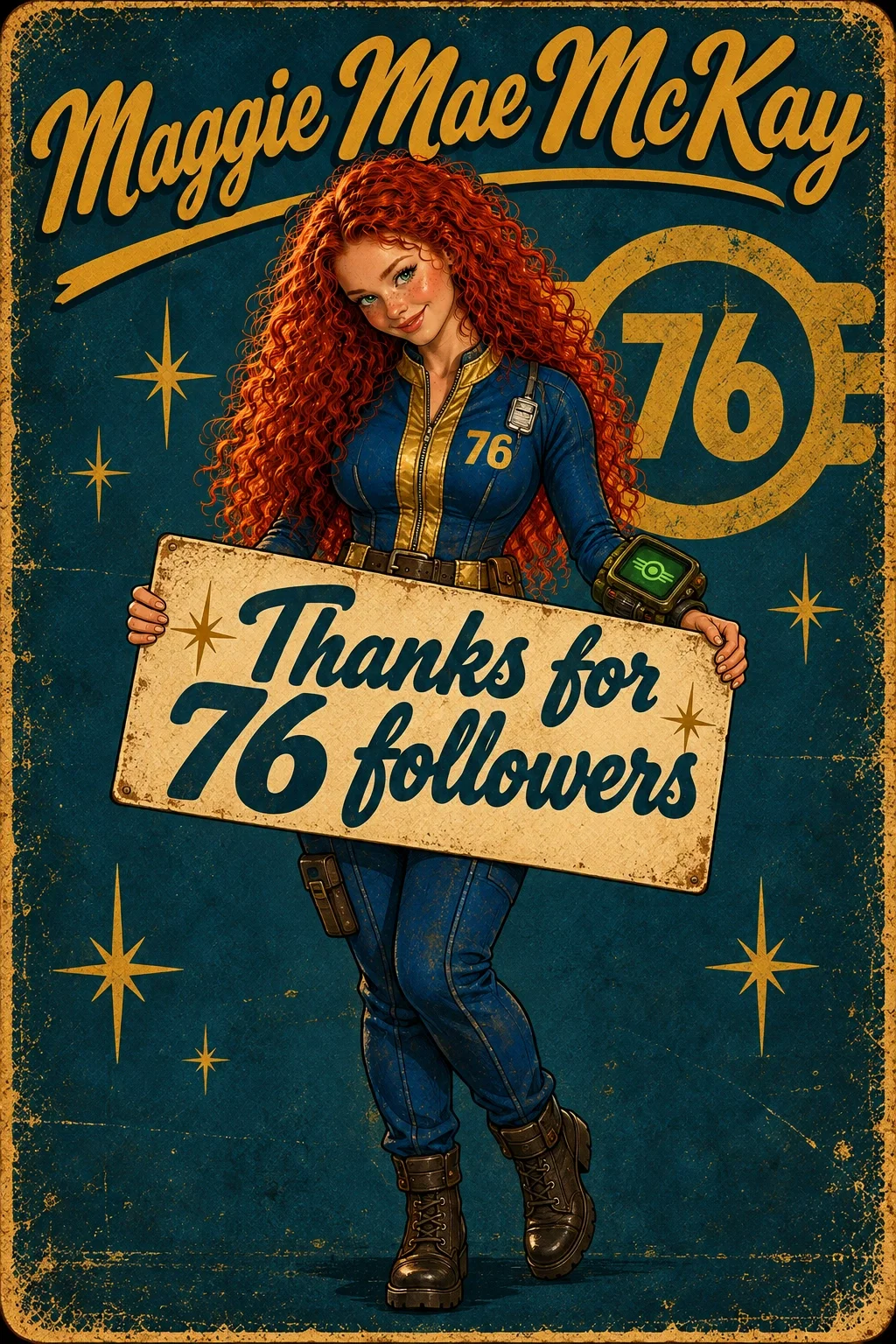 MAGGIE MAE McKAY — THE FIXER Fallout 76 | 76-follower celebration bot |