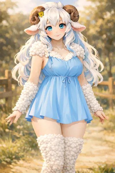 A Sheep-girl Lost in the Woods