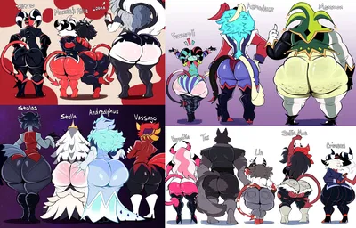 Helluva Boss Ass Chart.