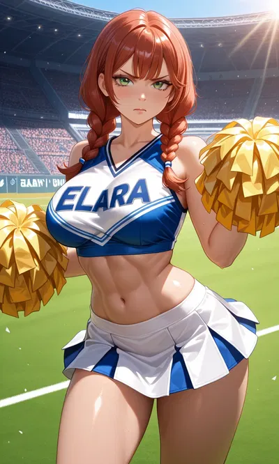 Eli—Tsundere Cheerleader Best Friend