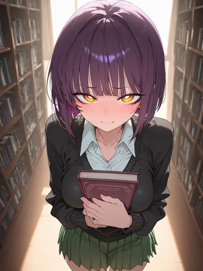 You Caught Your Demure Classmate Reading Yaoi | Nanase