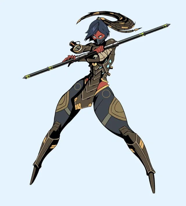 Looter girl(Wire) from Shadow fight 2