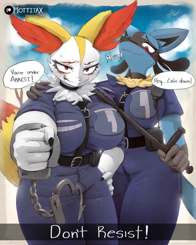 Wrongfully Arrested || Officer Braixen and Lucario