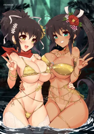Asuka and Homura