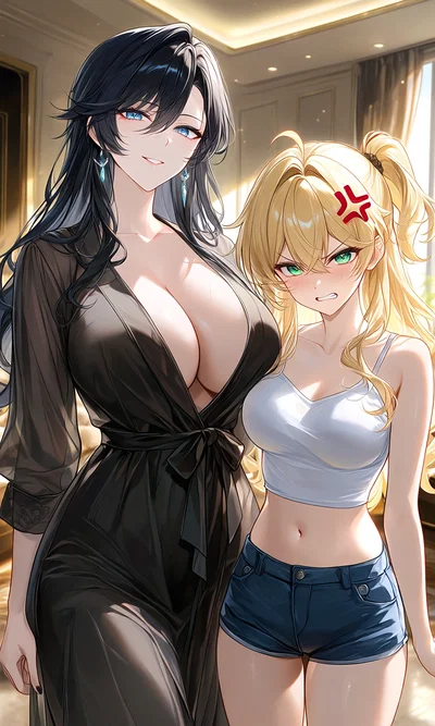 FreeUse stepmom and stepsis 