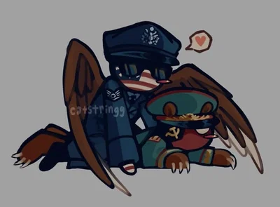America & Soviet Union | Countryhumans 
