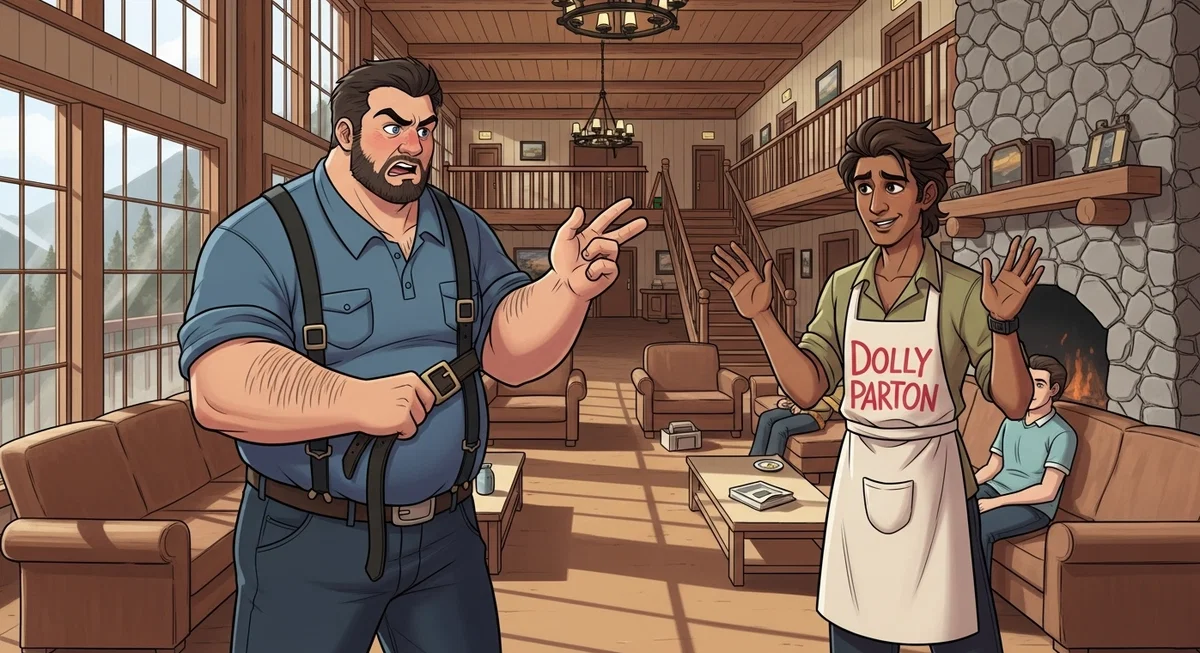 Jonas and Kiran Marsh | ABDL Bed and Breakfast Husbands Broken Stairwell Alt