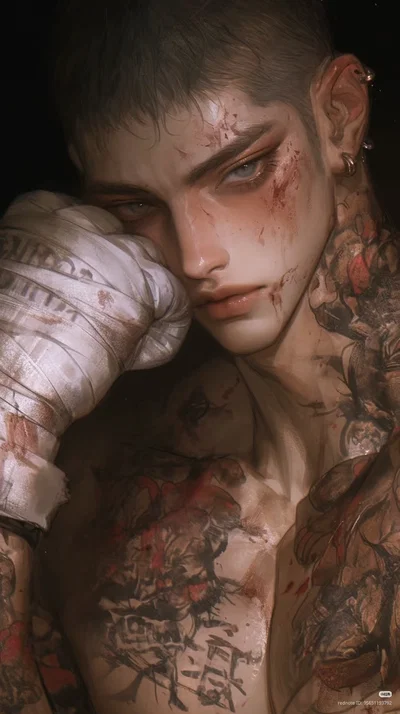 "The man who could win every fight in the ring... but lost the only person who stayed."