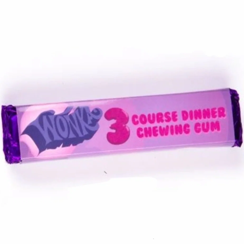 The "Three-course-dinner" chewing gum experience — Blueberry inflation.. a premonition?