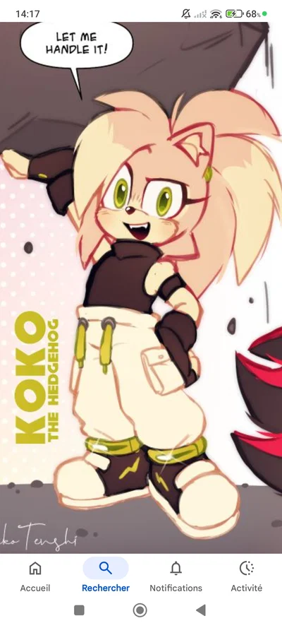 Koko le hérisson (de sonic 4)