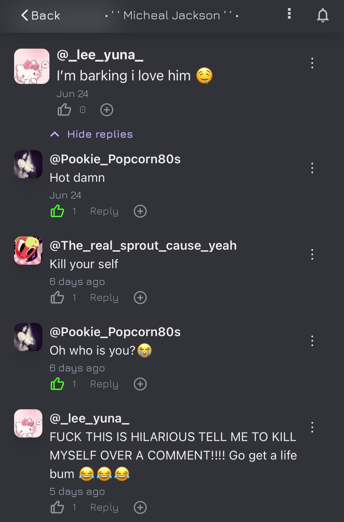 Imagine telling me to go   over a bot