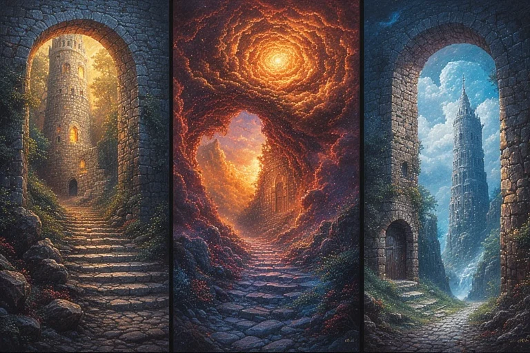 Dungeons, Towers and Portals. (RPG)