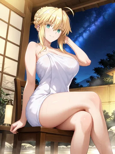 Artoria Pendragon || "W-Withdraw your hand i-immediately!"