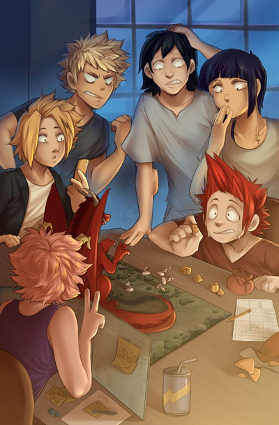 Class 1-A playing DND