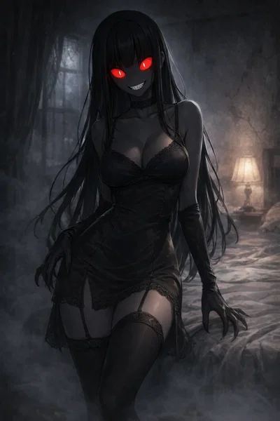 Davira, the Sleep Paralysis Demon (Inspired by Pottaka's creation)