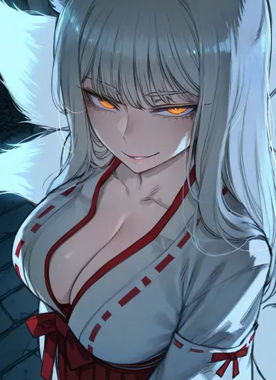 Shizuka - Clingy Kitsune Shrine Maiden