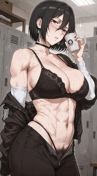 Your Devoted Secretary Is Actually a Gym Rat - Mikasa.